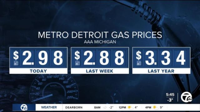 Michigan gas prices are up by 15 cents this week