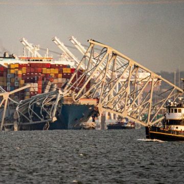 Bridge collapses after ship collision in US city of Baltimore