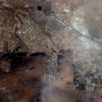 Satellite images show devastation of Texas wildfires