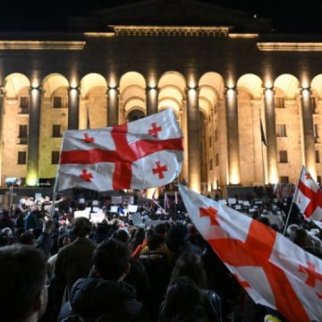 Georgia Supports For Protests Against 'Foreign Influence' Law