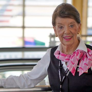 The world's longest-serving flight attendant dies at 88 years old