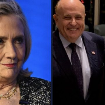 ‘I’m muting you’: Judge strikes Hillary Clinton’s name from Giuliani accuser’s lawsuit as Rudy shows up to court ‘confused’ and shouts ‘my reputation has been ruined’