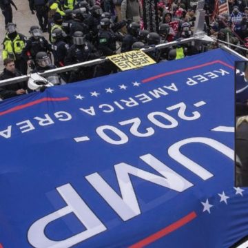 ‘Bullets are expensive’: Jan. 6 rioters used man’s massive $700 ‘Trump’ sign ‘like a battering ram’ against police at the Capitol, feds say