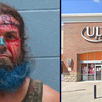 ‘I’m going to blow this s— up!:’ Man threatens Ulta Beauty store, then draws all over face to make for a colorful mug shot, cops say