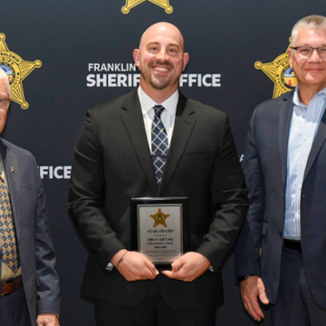 Hilliard Police Officer Jeff Long Receives STAR Award for Exemplary Service from Franklin County Sheriff’s Office