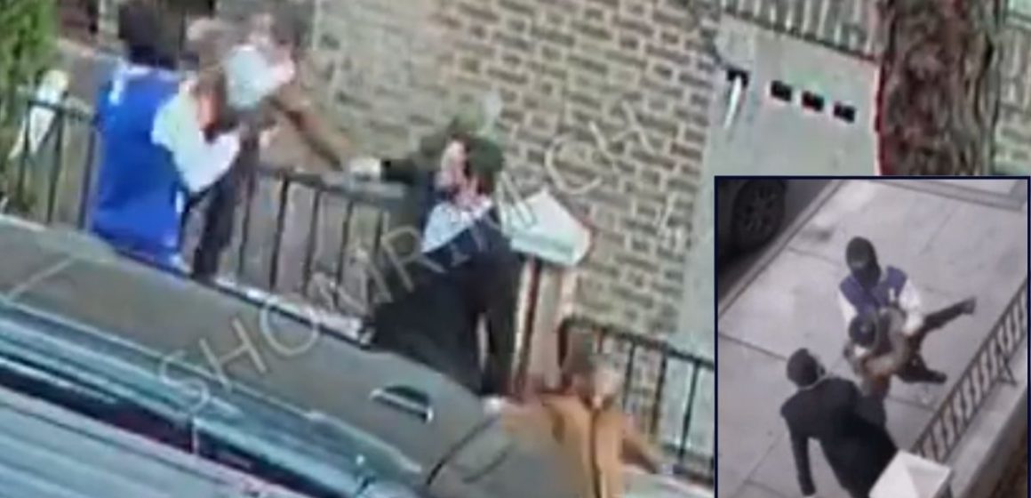 ‘Something is clearly going on’: Video shows masked man allegedly trying to kidnap 6-year-old Jewish boy walking with his father