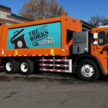 Cambridge Rolls Out First Fully Electric Waste Collection Truck, Advances Toward Zero-Emission Fleet Goal