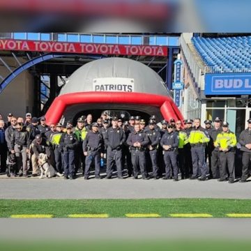 Plymouth County Sheriff’s Deputies and Comfort Dog Starr Lend Support at Special Olympics Massachusetts Event