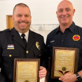 Westerville Honors Local Heroes: Lt. Greg Franey and Firefighter Mike Melfi Awarded for Outstanding Service