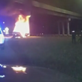 Columbus Officer Hailed as Hero for Rescuing Man from Burning Truck on Interstate