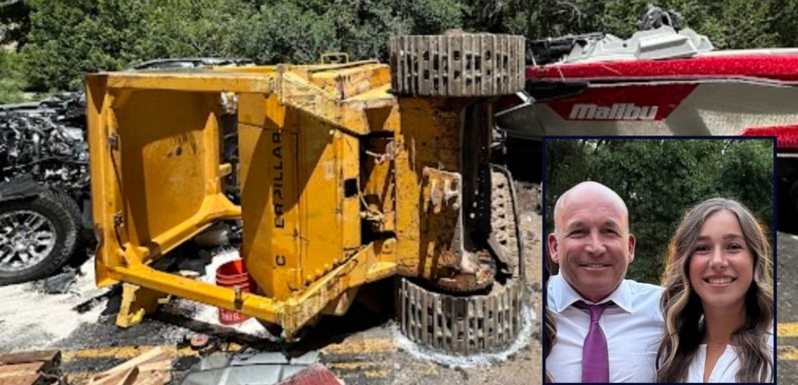 Tow truck driver allegedly lies about securing bulldozer after ‘crushing and killing’ Utah CEO and 16-year-old daughter