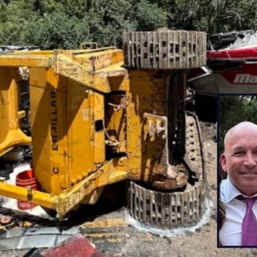 Tow truck driver allegedly lies about securing bulldozer after ‘crushing and killing’ Utah CEO and 16-year-old daughter