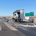 I-10 West Reopened Near Van Horn After Semi Truck Collision and Traffic Delay