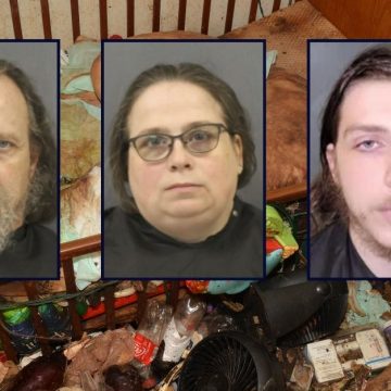 ‘Extreme signs of disintegration’: Mother, father and son allowed severely disabled 14-year-old girl to waste away in a crib where she was covered in urine and feces