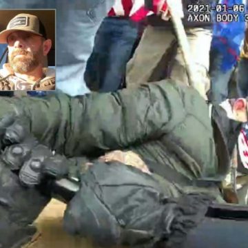 ‘Quit doing your job and be an American’: Jan. 6 rioter wrestled officer for his baton, kicked him in the chest with his boot