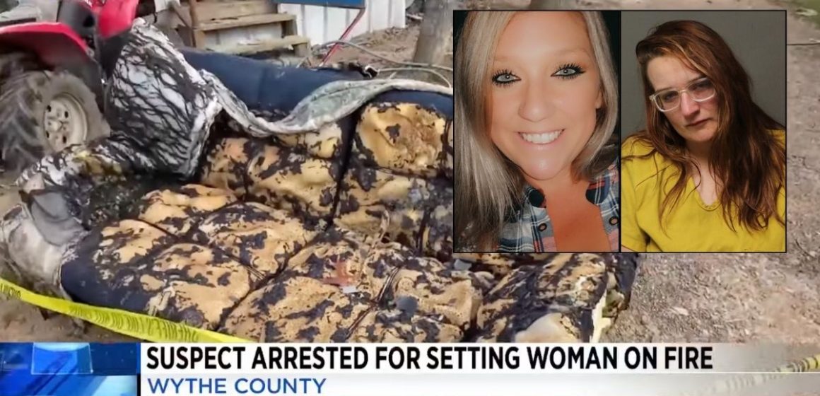 Woman poured gasoline on victim sitting on couch before setting her ablaze and watching her burn to death: Cops