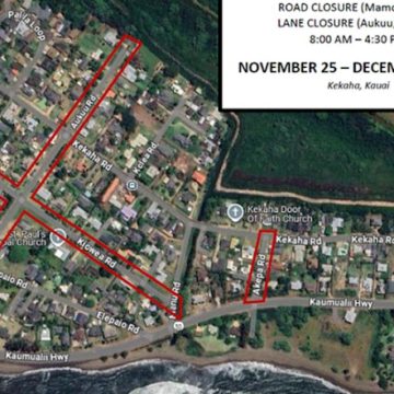 Kekaha Commuters Alert as Two-Week Lane Closures Are Announced for Road Resurfacing