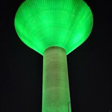 Boynton Beach Pays Respects with Illuminated Water Tower After Tragic Loss of Palm Beach County Deputies