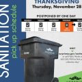 Surprise Announces Thanksgiving Holiday Office Closures and Service Adjustments