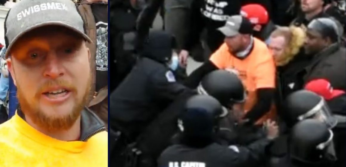 ‘There’s a lot more coming, m—– f——‘: Bright-orange shirt wearing Jan. 6 rioter who fought with cops, claimed attack orchestrated by the ‘Swamp’ headed to prison