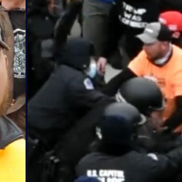 ‘There’s a lot more coming, m—– f——‘: Bright-orange shirt wearing Jan. 6 rioter who fought with cops, claimed attack orchestrated by the ‘Swamp’ headed to prison