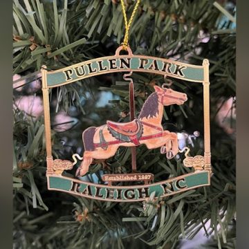 Get Your Limited Edition Holiday Ornaments at Raleigh’s Pullen Park While Supplies Last