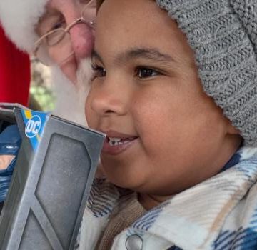 Dearborn firefighters deliver presents to Corewell’s Children’s Center for Exceptional Families