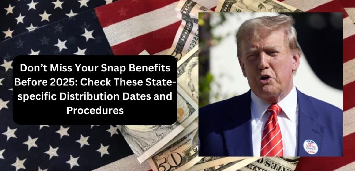 Don’t Miss Your Snap Benefits Before 2025 Check These State-specific Distribution Dates and Procedures