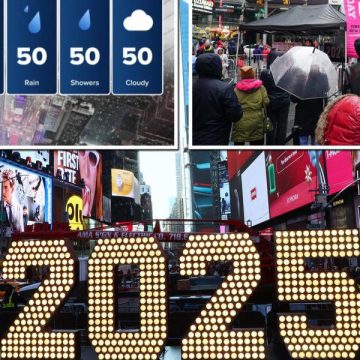 Heavy Rain Forecast for New Year’s Eve in New York City, Potentially Impacting Times Square Ball Drop