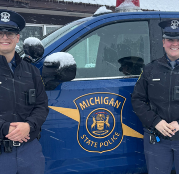 Michigan State Police troopers recognized for saving woman found unresponsive in vehicle