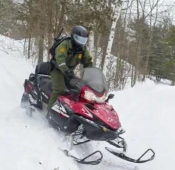 U.S. Border Patrol agents rescue trapped driver from flooded ditch in Upper Peninsula