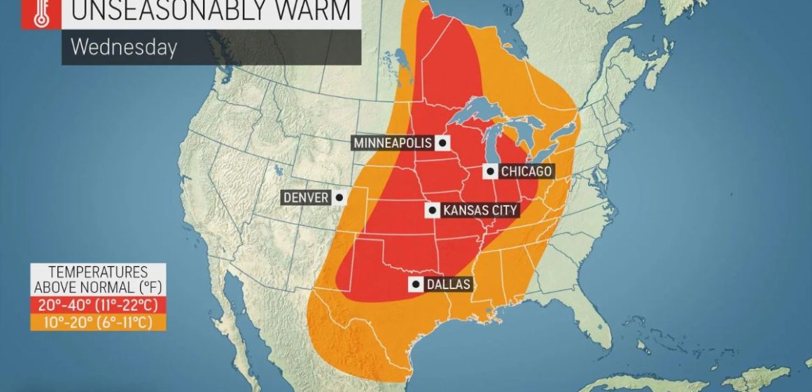 Unseasonably Warm December Day Hits the 50s, but Cooler Weather and Snow Loom for Nebraska