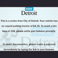 Detroit Officials Alert Drivers About Fake Parking Fee Texts and How to Avoid Them?