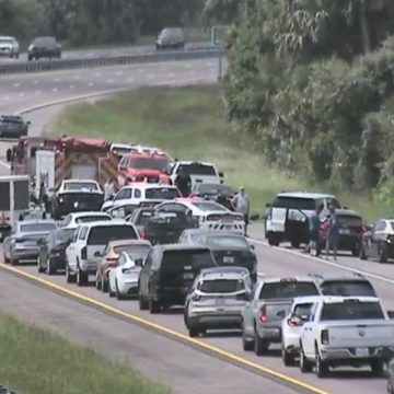 1 Injured in 4-vehicle Collision on I-95 in Brevard County, FHP Reports