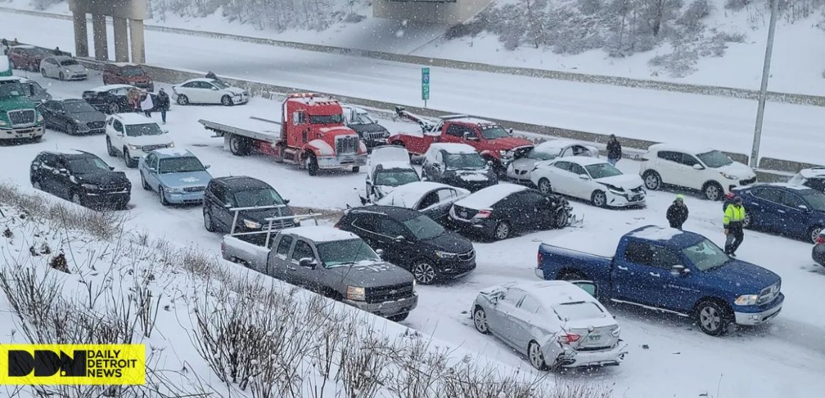 15-car Collision on Michigan's I-96 in Whiteout Conditions Causes Major Wrecks and Multiple Injuries