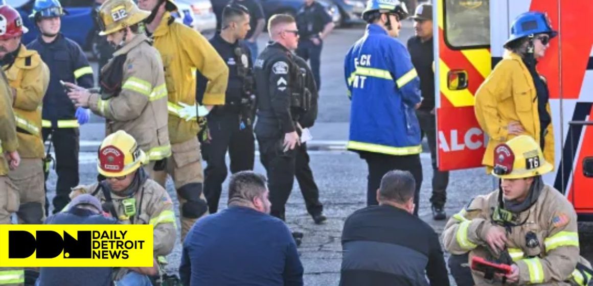 2 DEAD AND 19 INJURED After Plane Crashes Into Southern California Furniture Manufacturing Plant