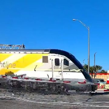 Car Struck by Brightline Train in North Miami Beach, Injuring One Person