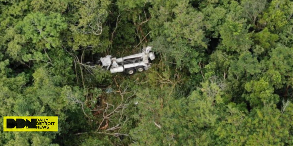 Cement Truck Driver Dies After Vehicle Plunges 300 Feet Down Hillside in Smith Bay