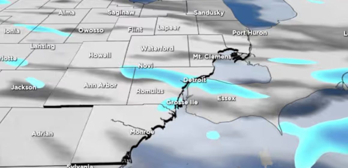 Cloudy and Cold Conditions Grip Metro Detroit as Lingering Flurries Persist