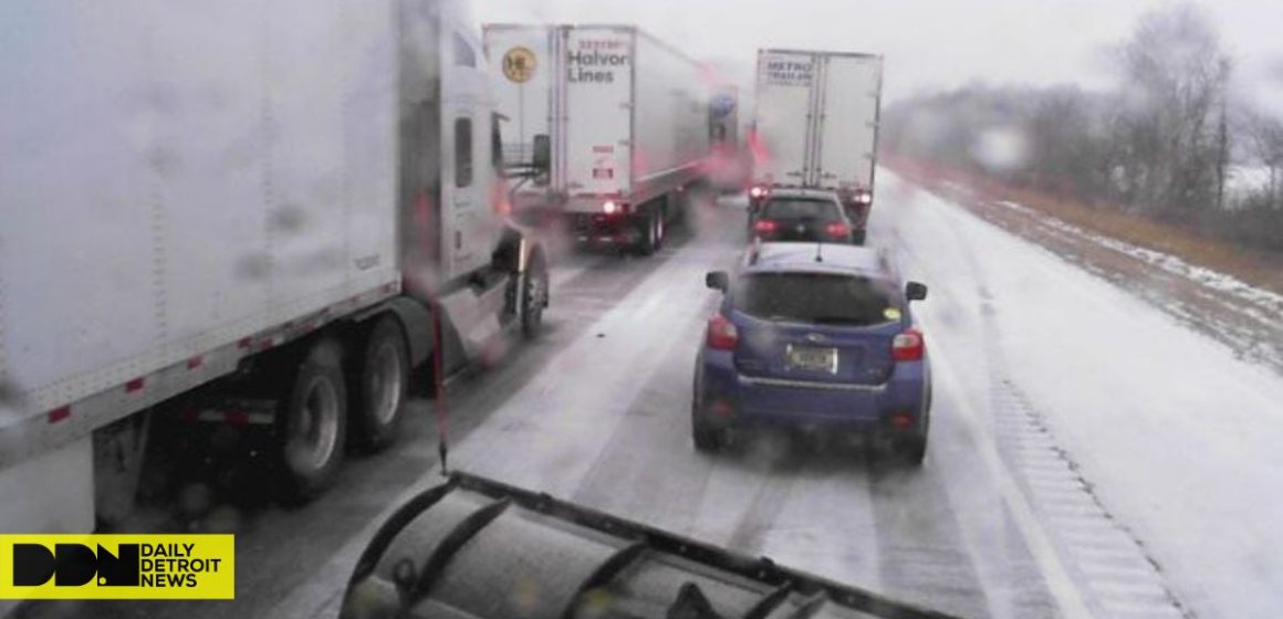 Crash on I-65 Between Dayton and Frankfort Causes Major Delays Amid Falling Snow