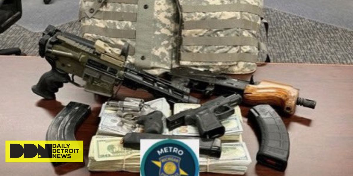 Detroit Police Seize Over $2.4 Million in Narcotics, Guns During Major Felony Arrest in Southwest Detroit