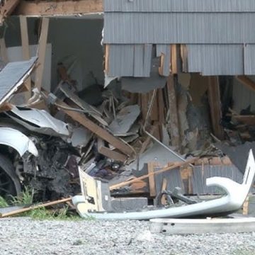 Early Morning Hit-and-run Leaves Portion of Colorado Springs Building Destroyed