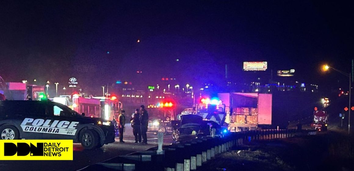 Eight-Vehicle Crash on I-70 in Columbia Leads to Fire and Traffic Delays