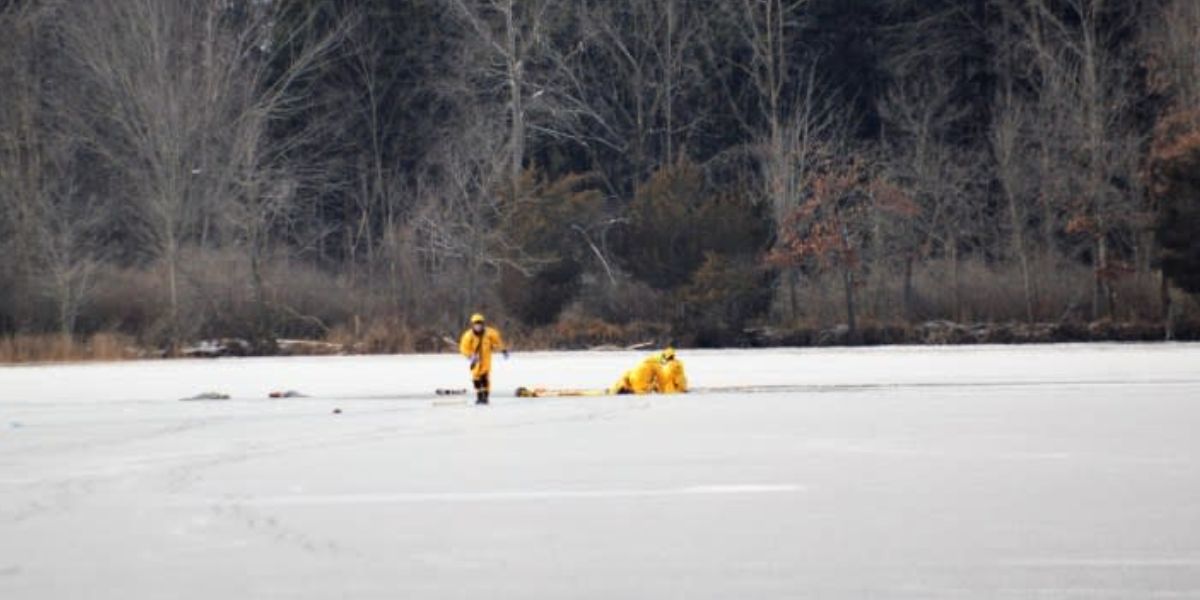 FOOTPRINTS IN THE SNOW Lead Michigan Deputies to Missing Crash Victim Near Swampland