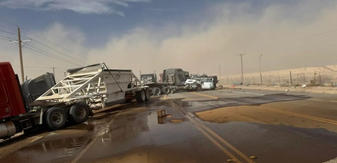 Fatal Crash in Reeves County Sandstorm Causes Multi-car Pileup on US 285, Killing One Driver