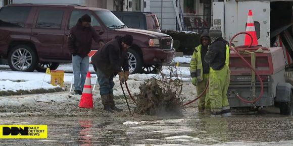 Frigid Temperatures Grip Metro Detroit Water Main Breaks, School Closures, and Road Issues Persist