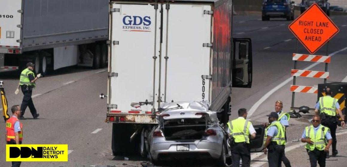 Hartford Crash Between Car and Tractor Trailer Sends Two to Hospital, Officials Say