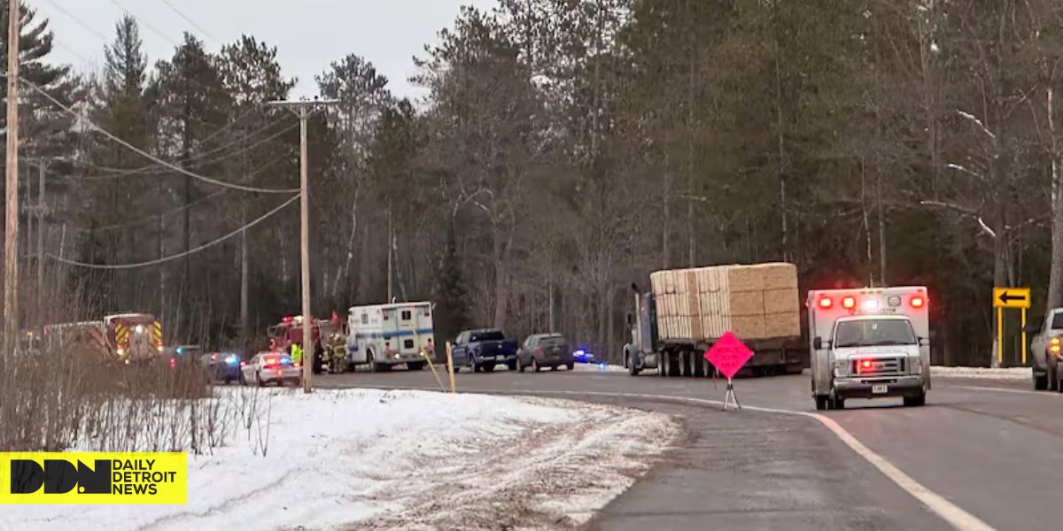 Head-on Crash on M-35 in Marquette County Kills Two Men, Injures Three Teens