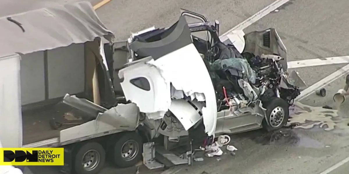 MIAMI-DADE TRAFFIC TRAGEDY Woman Killed in Crash Involving Two Tractor-trailers on Florida Turnpike