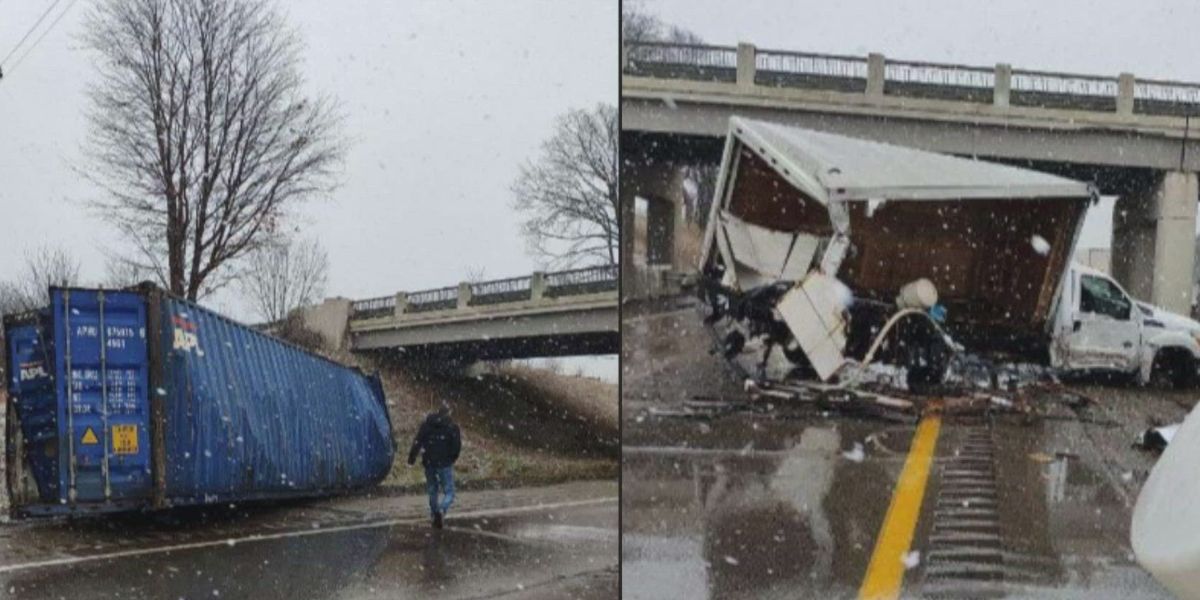 Michigan Semi Truck Crash Under 144th Avenue Bridge Shuts Down Roadway for Hours